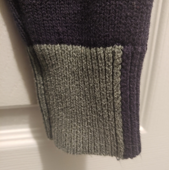 Calvin Klein European Yarn Multi-Color style Short Mock-Neck Pullover Sweater - Picture 4 of 6